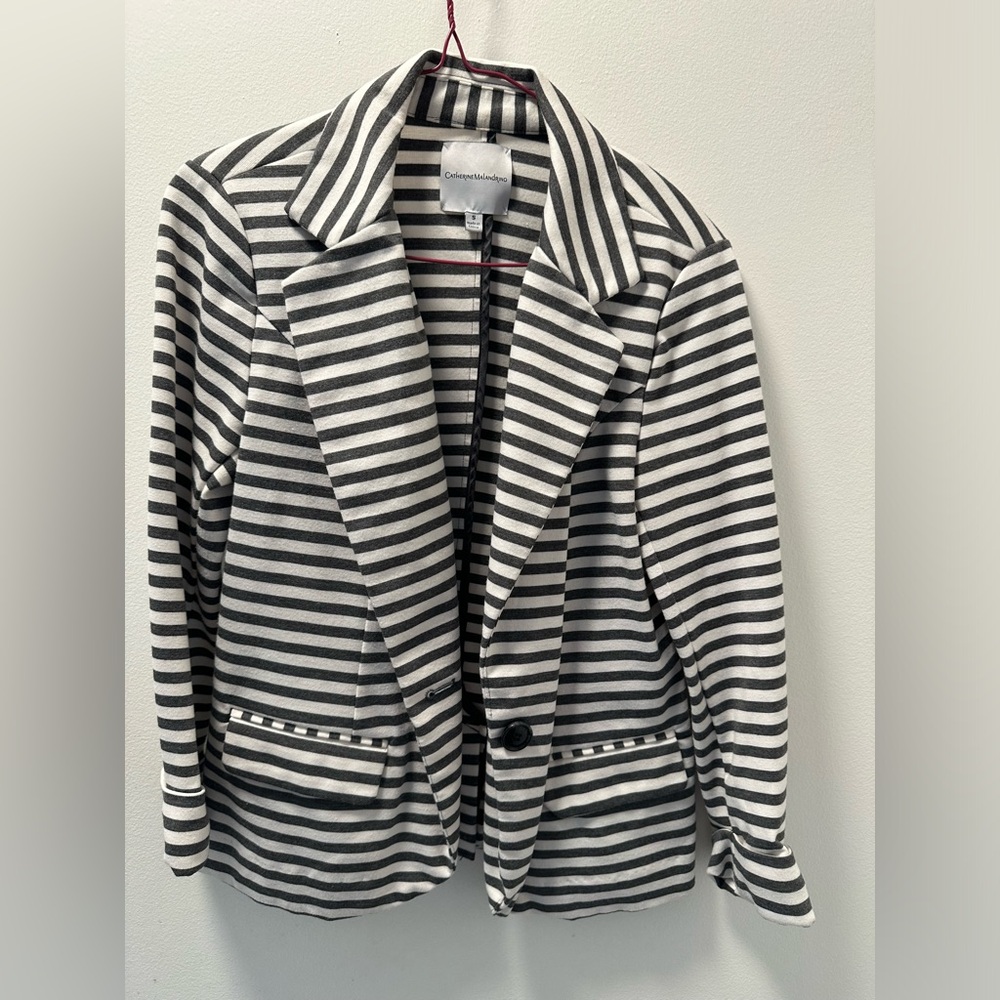 Catherine Malandrino Striped Blazer